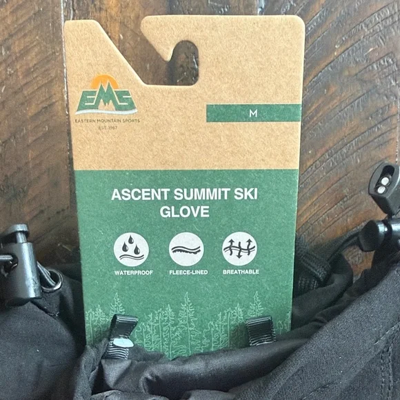 EMS Ascent Summit Ski Gloves Men’s Size M NWT - Picture 2 of 4